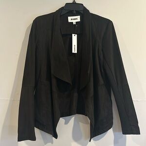 BB Dakota black suede jacket size M. NWT